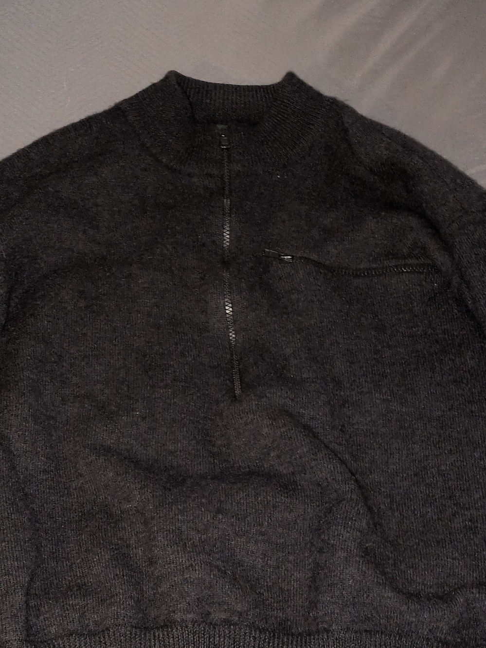 Cabela's Dark Gray Half-Zip Pullover Sweater